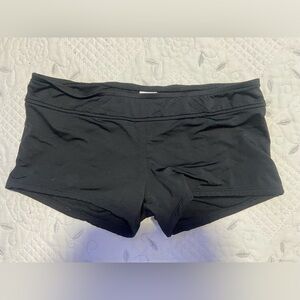 Black Super short shorts